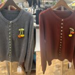 かぼちゃの丸首カーディガン