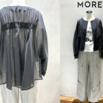 シアーZIPブルゾン前後デザイン